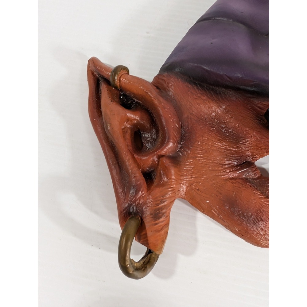 Vintage Genie Rubber Mask DISGUISE 2003 Halloween Mask Vinyl Costume Rare Aladin - Picture 5 of 11